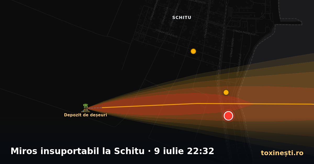 Miros insuportabil la Schitu · 9 iulie 22:32