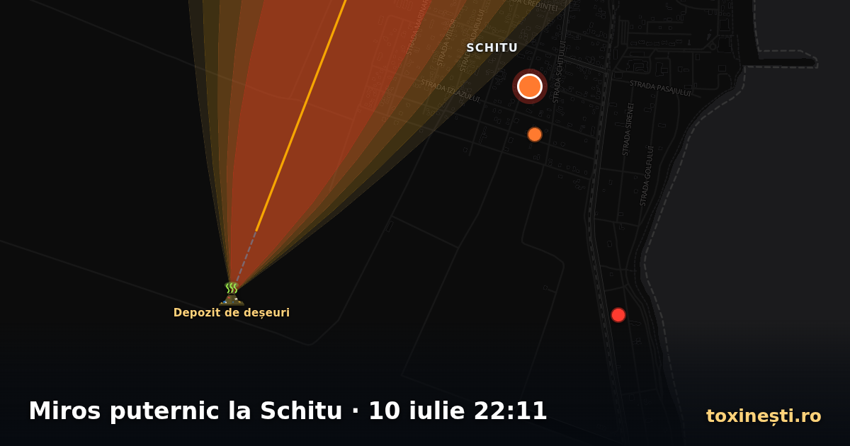 Miros puternic la Schitu · 10 iulie 22:11