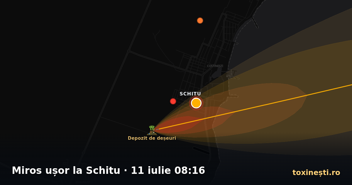 Miros ușor la Schitu · 11 iulie 08:16