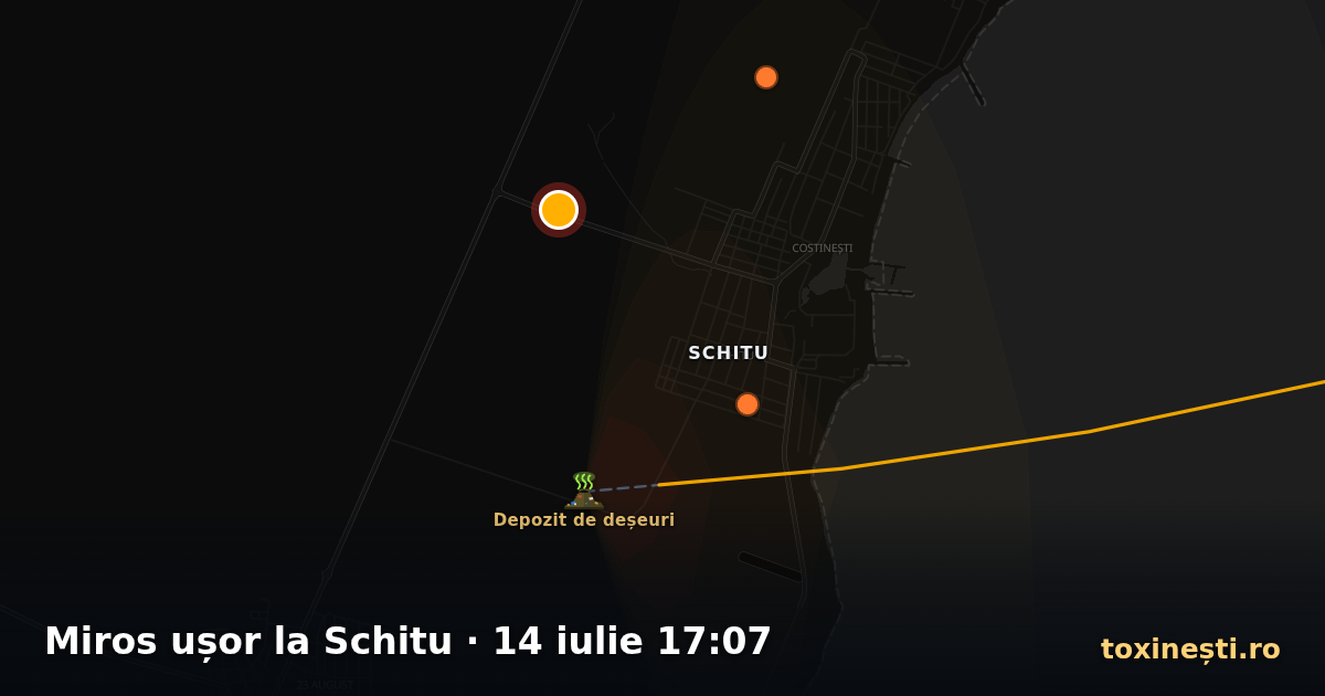 Miros ușor la Schitu · 14 iulie 17:07