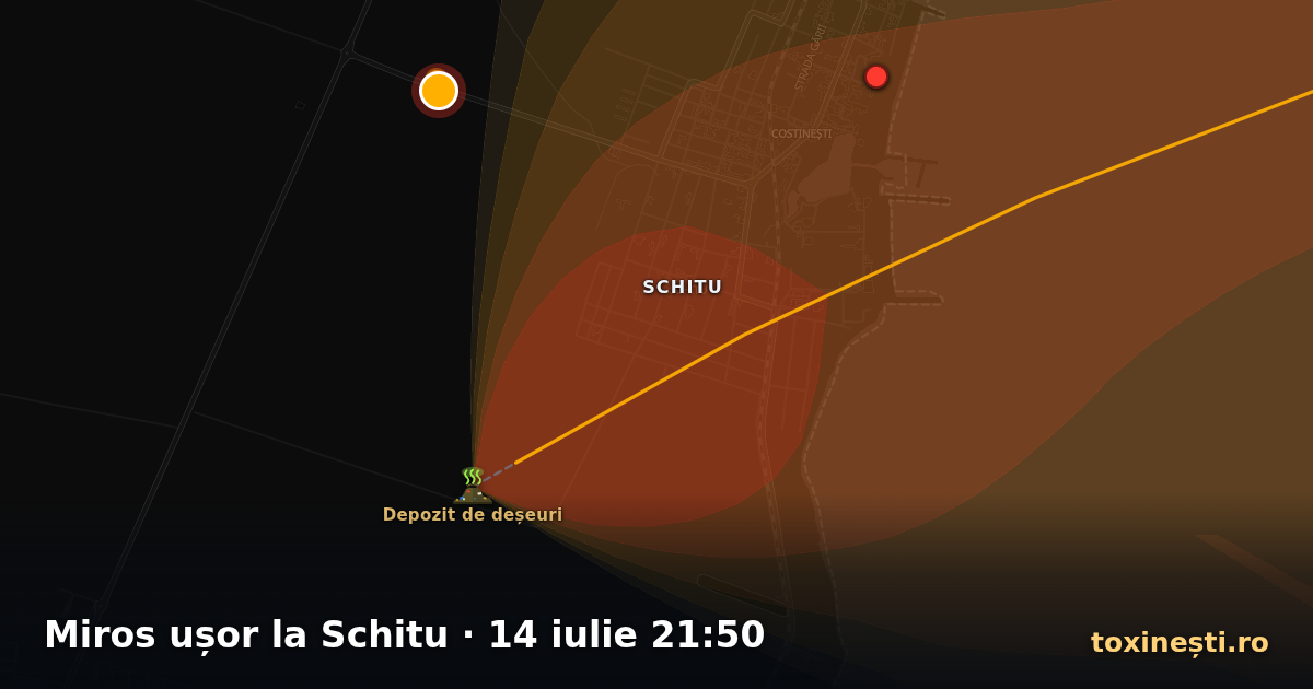 Miros ușor la Schitu · 14 iulie 21:50
