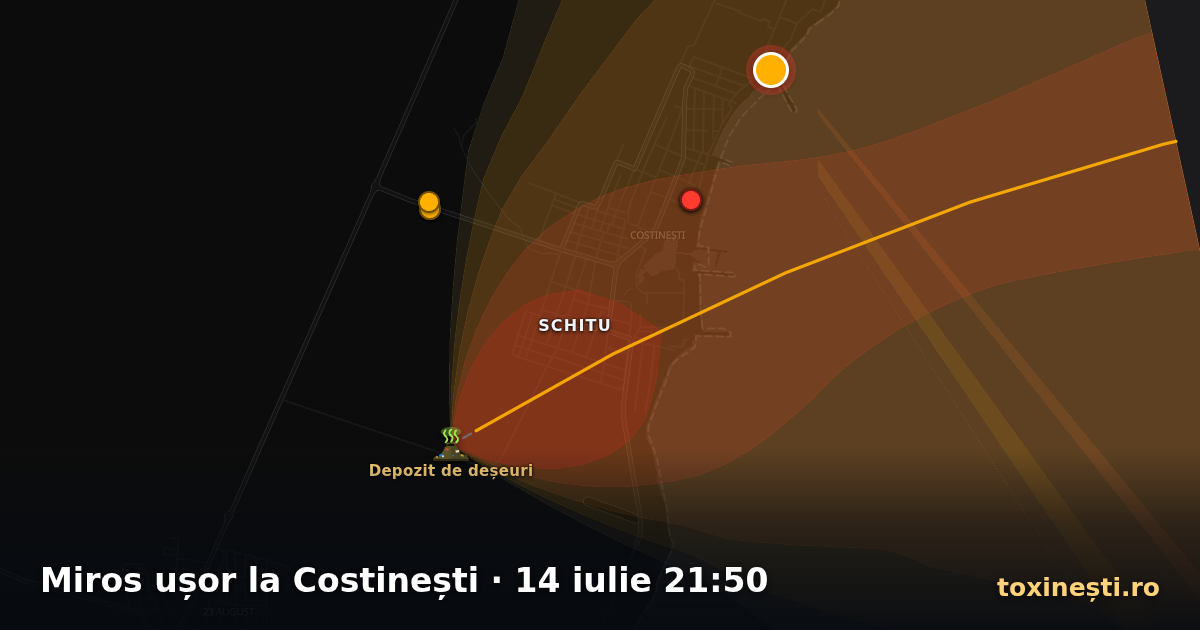 Miros ușor la Costinești · 14 iulie 21:50