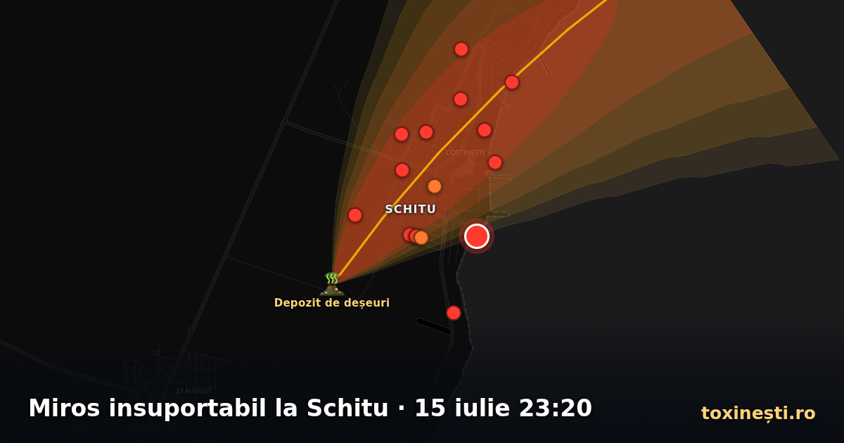 Miros insuportabil la Schitu · 15 iulie 23:20