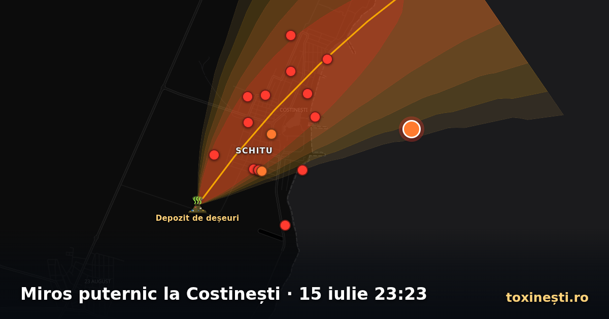Miros puternic la Costinești · 15 iulie 23:23