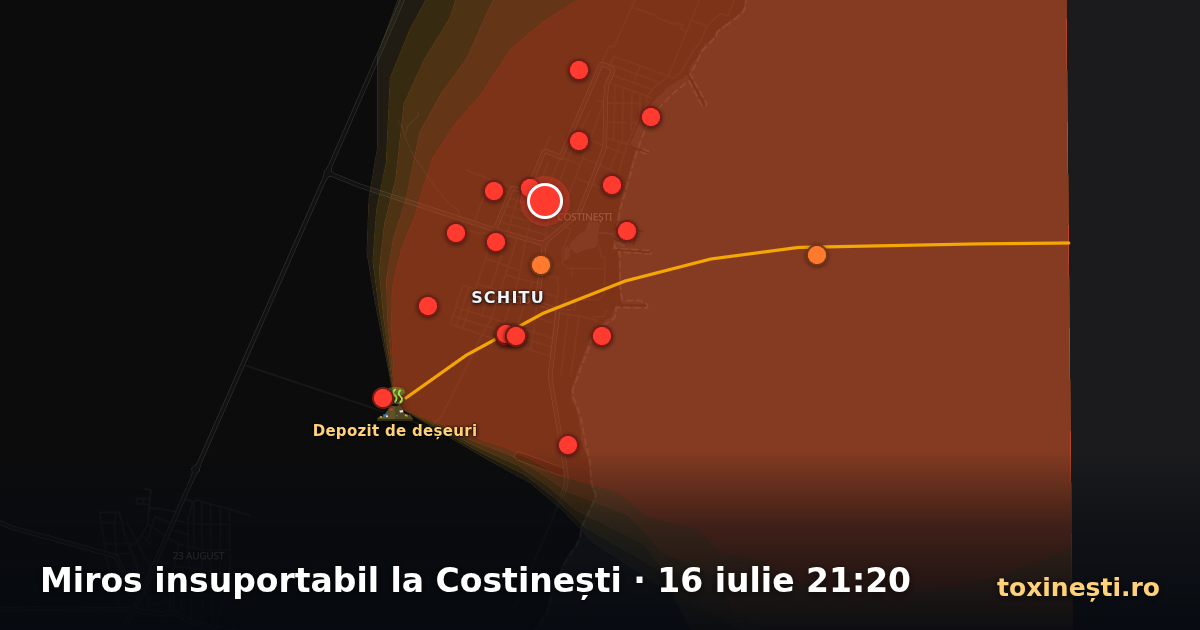 Miros insuportabil la Costinești · 16 iulie 21:20