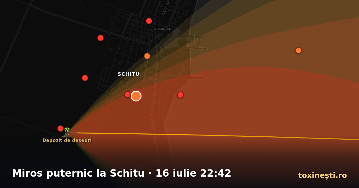 Miros puternic la Schitu · 16 iulie 22:42