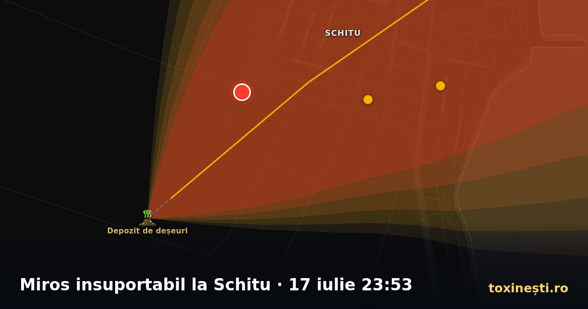 Miros insuportabil la Schitu · 17 iulie 23:53