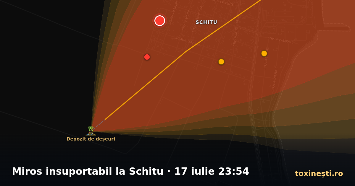 Miros insuportabil la Schitu · 17 iulie 23:54