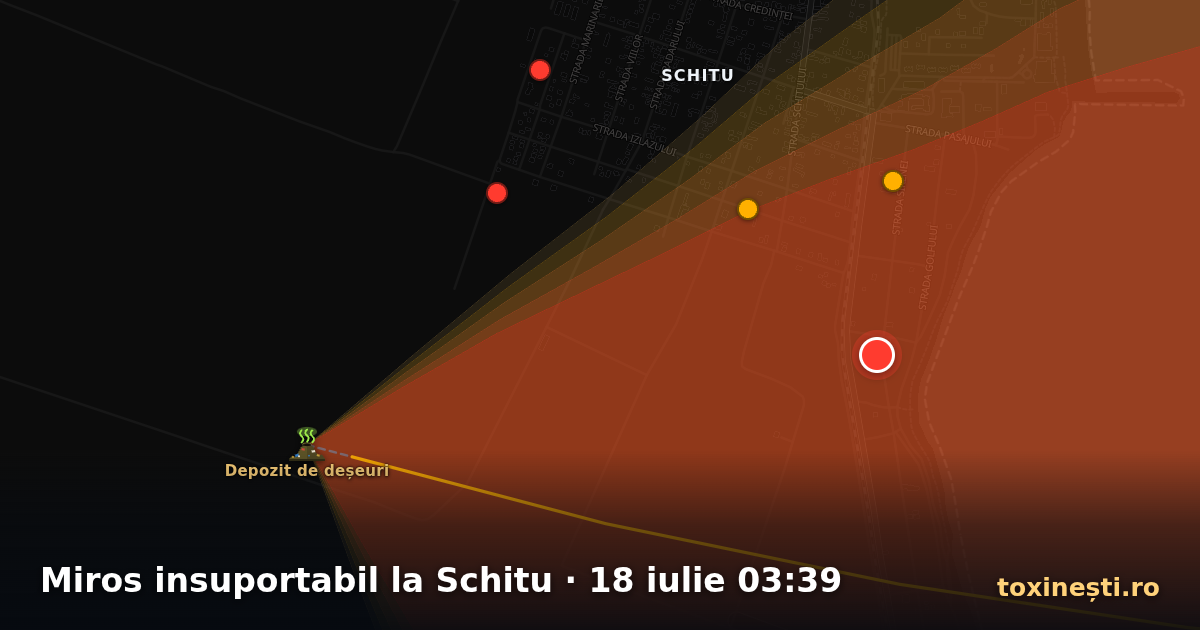 Miros insuportabil la Schitu · 18 iulie 03:39