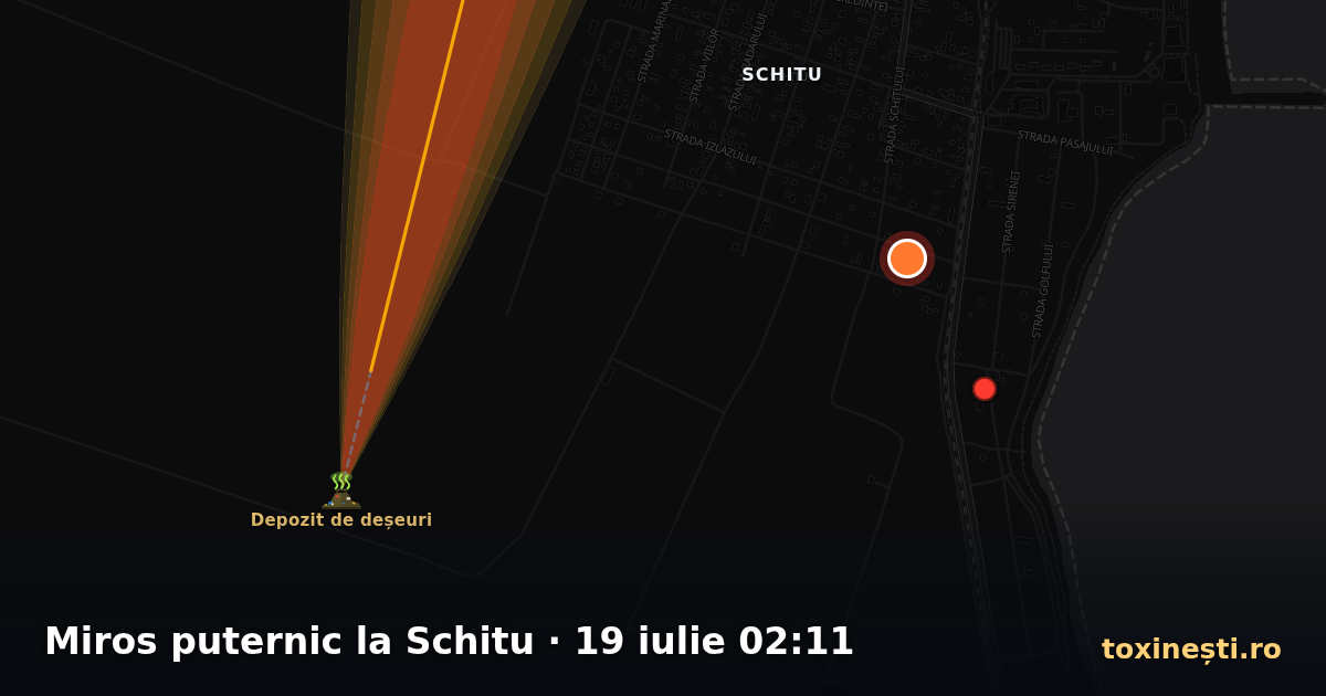 Miros puternic la Schitu · 19 iulie 02:11