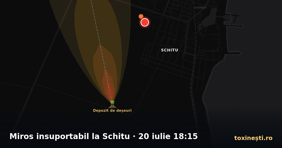 Miros insuportabil la Schitu · 20 iulie 18:15