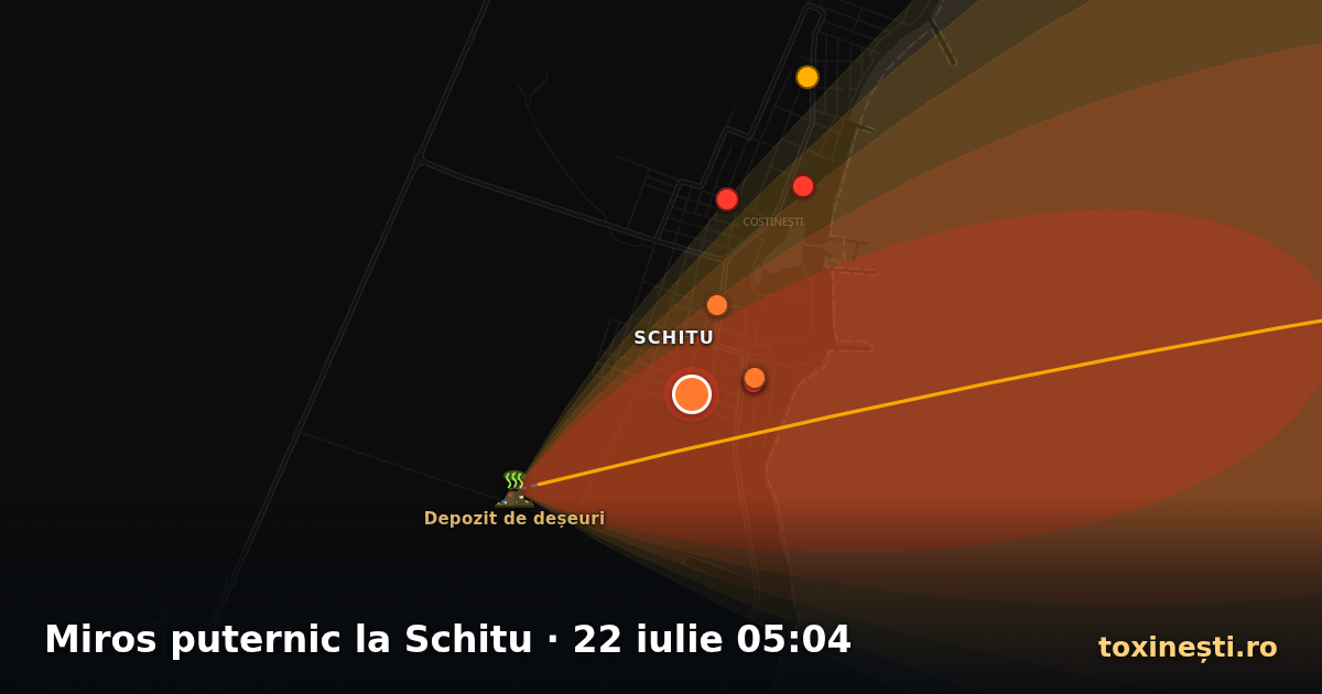 Miros puternic la Schitu · 22 iulie 05:04