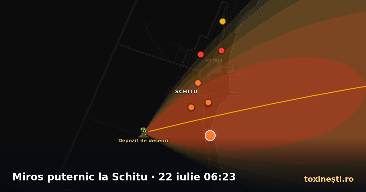 Miros puternic la Schitu · 22 iulie 06:23