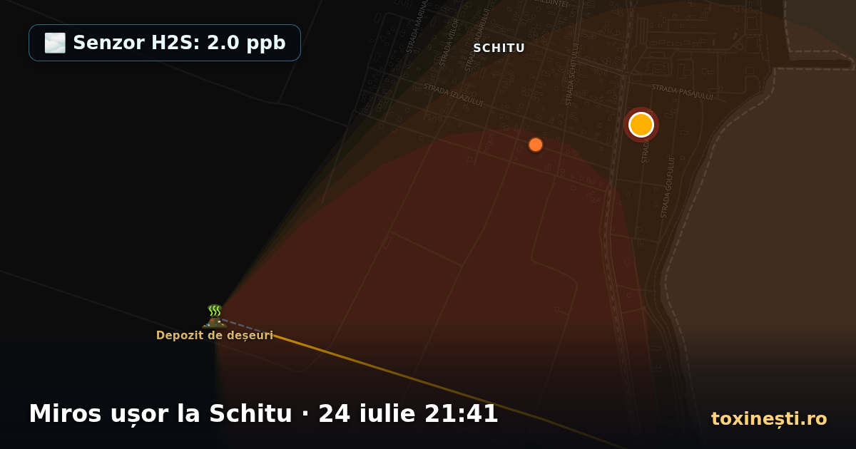 Miros ușor la Schitu · 24 iulie 21:41