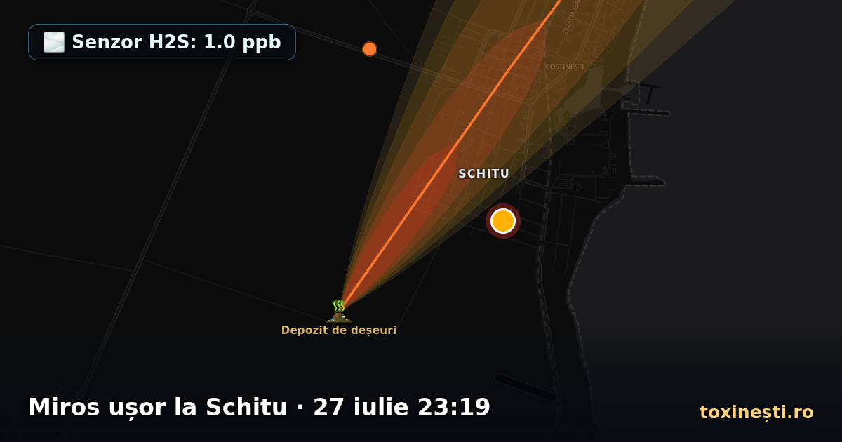 Miros ușor la Schitu · 27 iulie 23:19