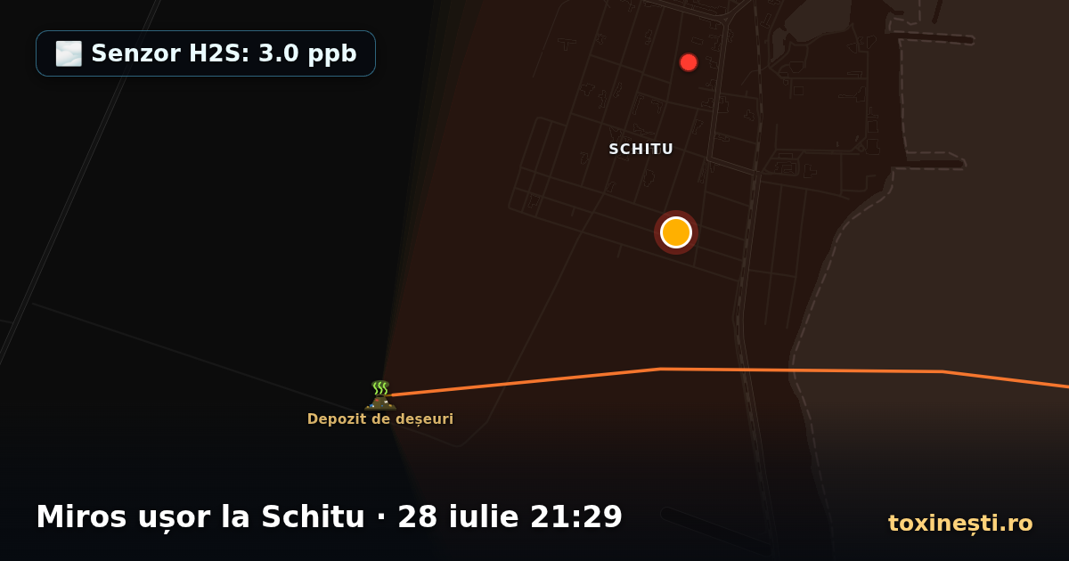 Miros ușor la Schitu · 28 iulie 21:29