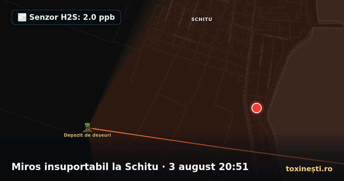 Miros insuportabil la Schitu · 3 august 20:51