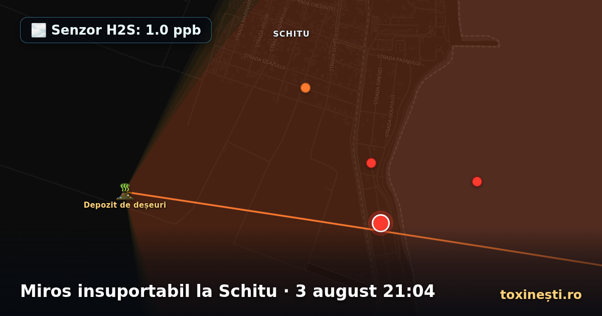 Miros insuportabil la Schitu · 3 august 21:04