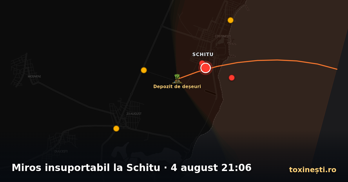 Miros insuportabil la Schitu · 4 august 21:06