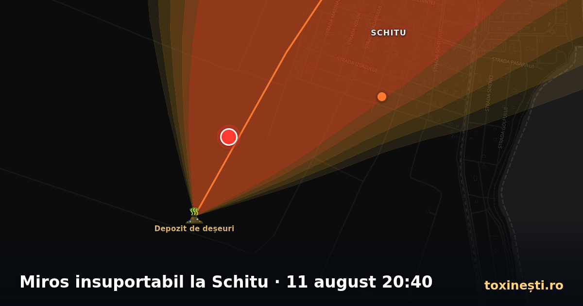 Miros insuportabil la Schitu · 11 august 20:40
