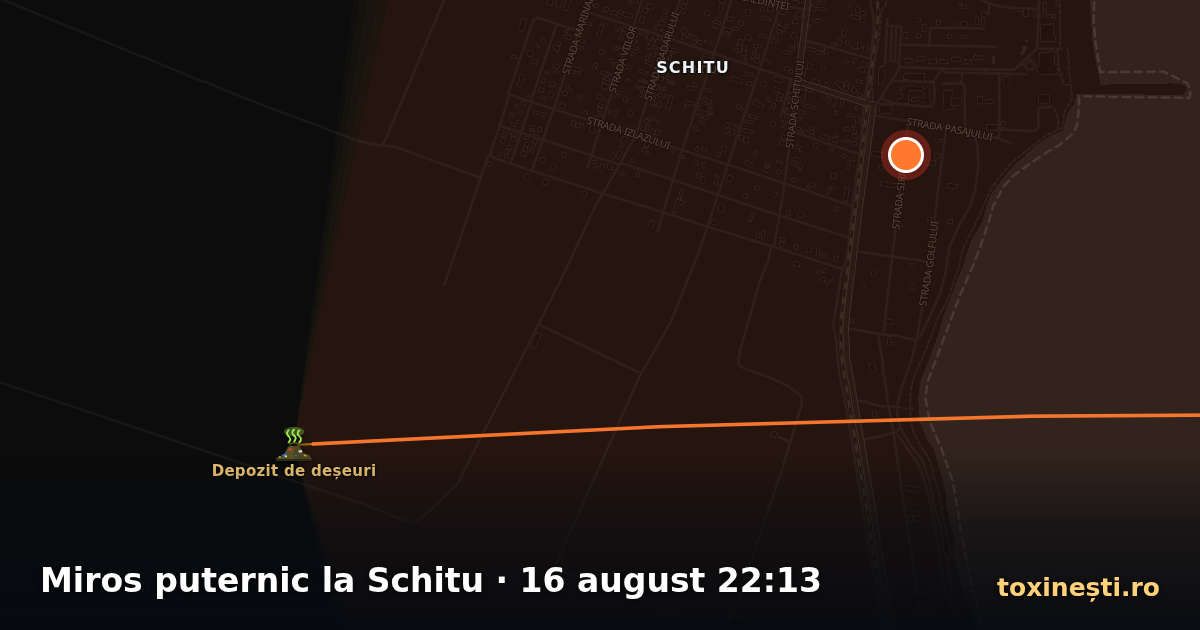 Miros puternic la Schitu · 16 august 22:13