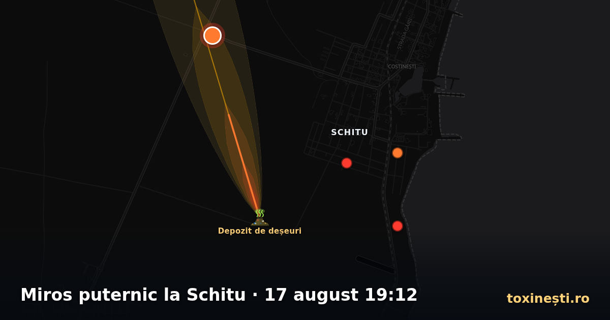 Miros puternic la Schitu · 17 august 19:12