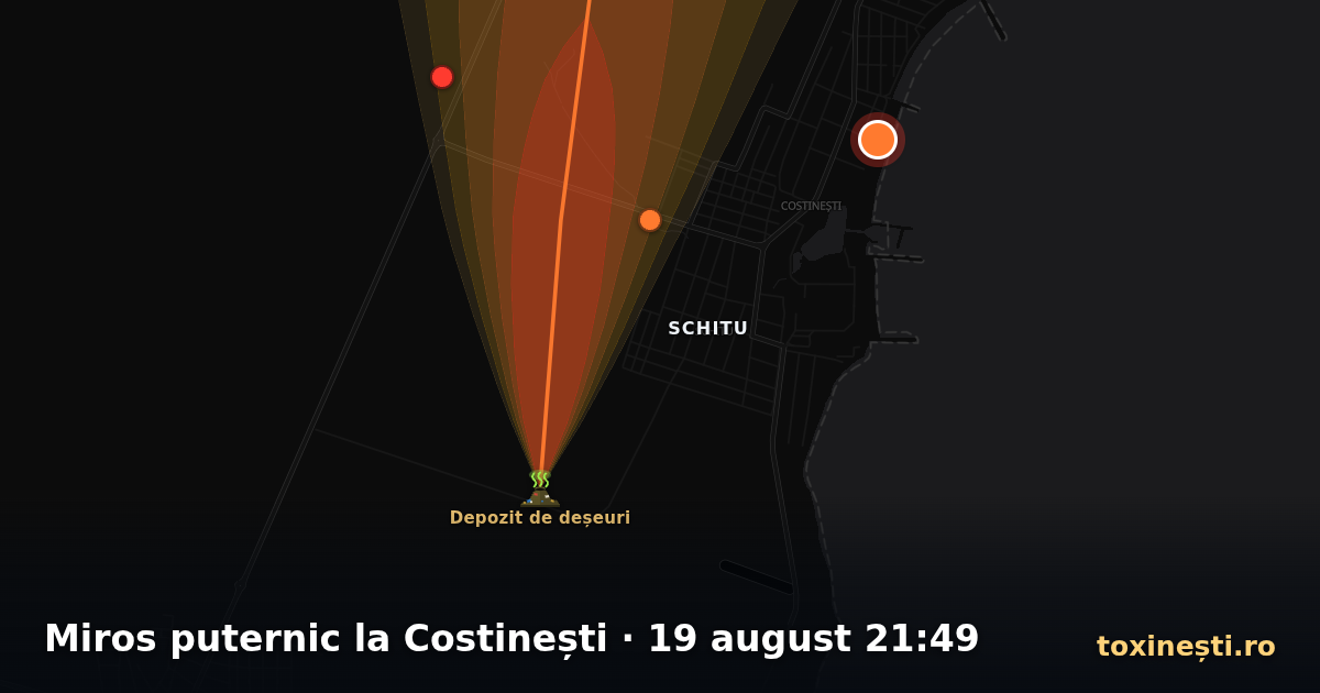 Miros puternic la Costinești · 19 august 21:49