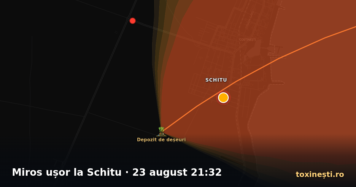 Miros ușor la Schitu · 23 august 21:32