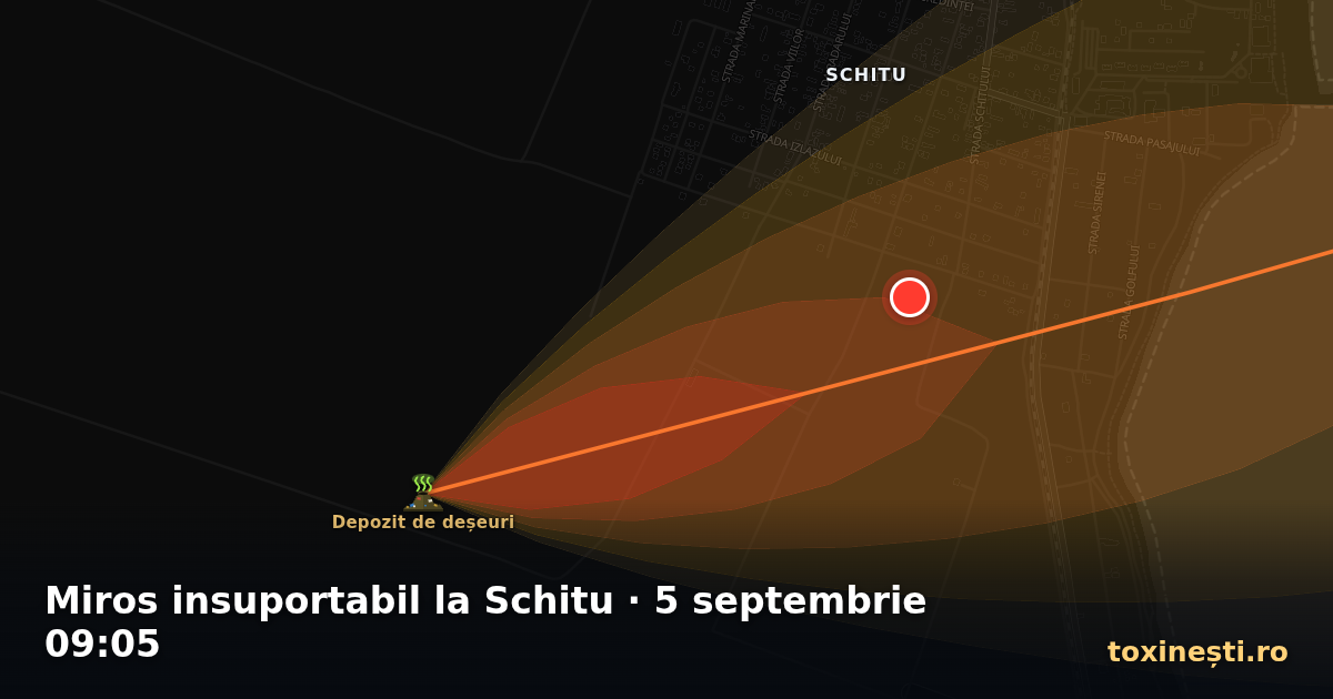 Miros insuportabil la Schitu · 5 septembrie 09:05