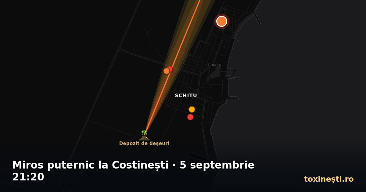 Miros puternic la Costinești · 5 septembrie 21:20