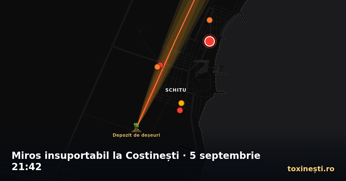 Miros insuportabil la Costinești · 5 septembrie 21:42