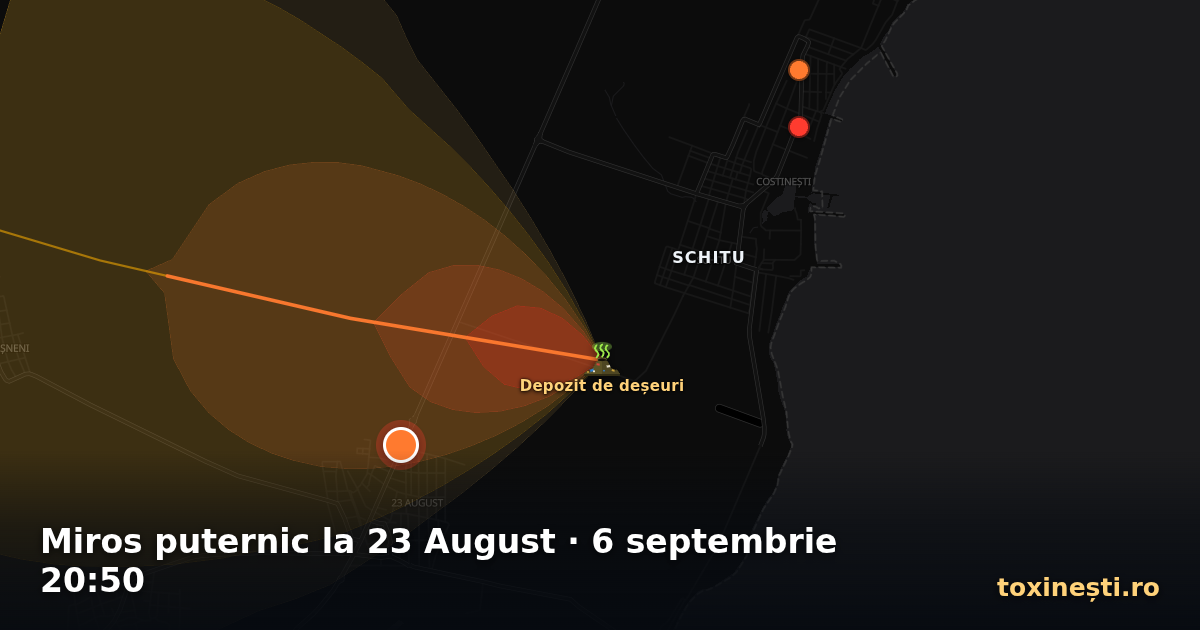 Miros puternic la 23 August · 6 septembrie 20:50