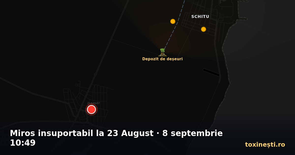 Miros insuportabil la 23 August · 8 septembrie 10:49