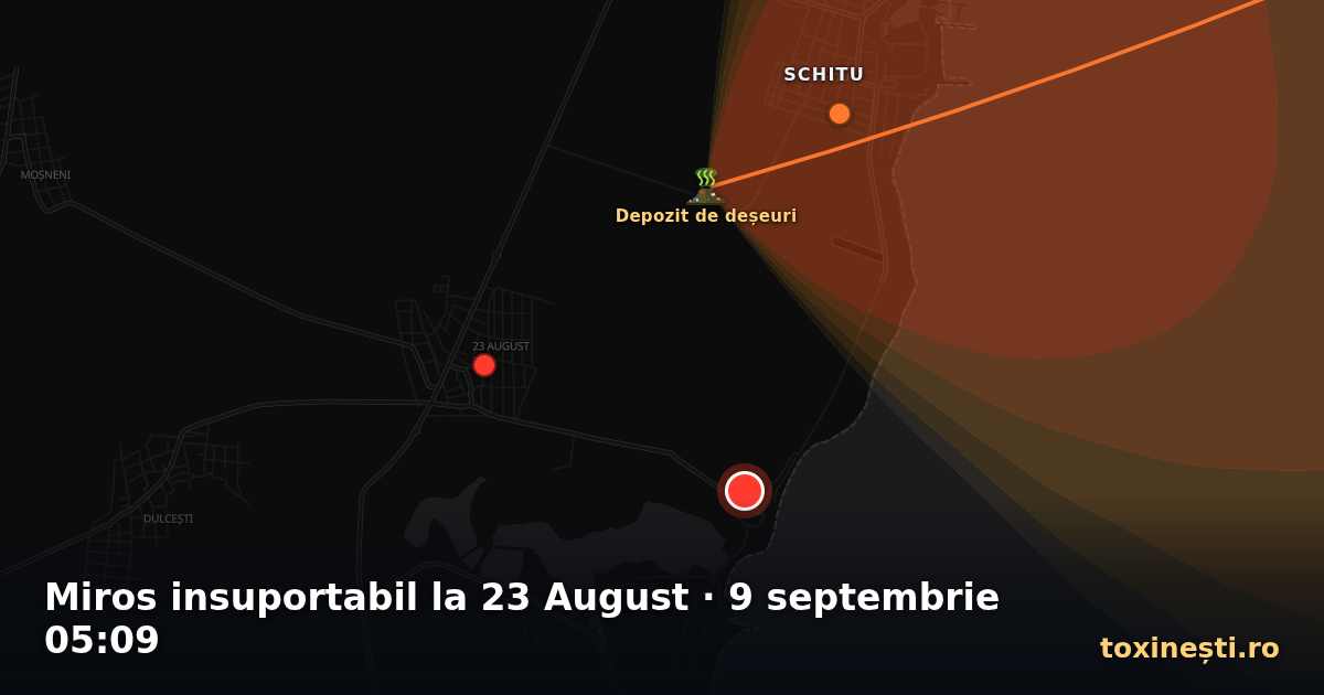 Miros insuportabil la 23 August · 9 septembrie 05:09