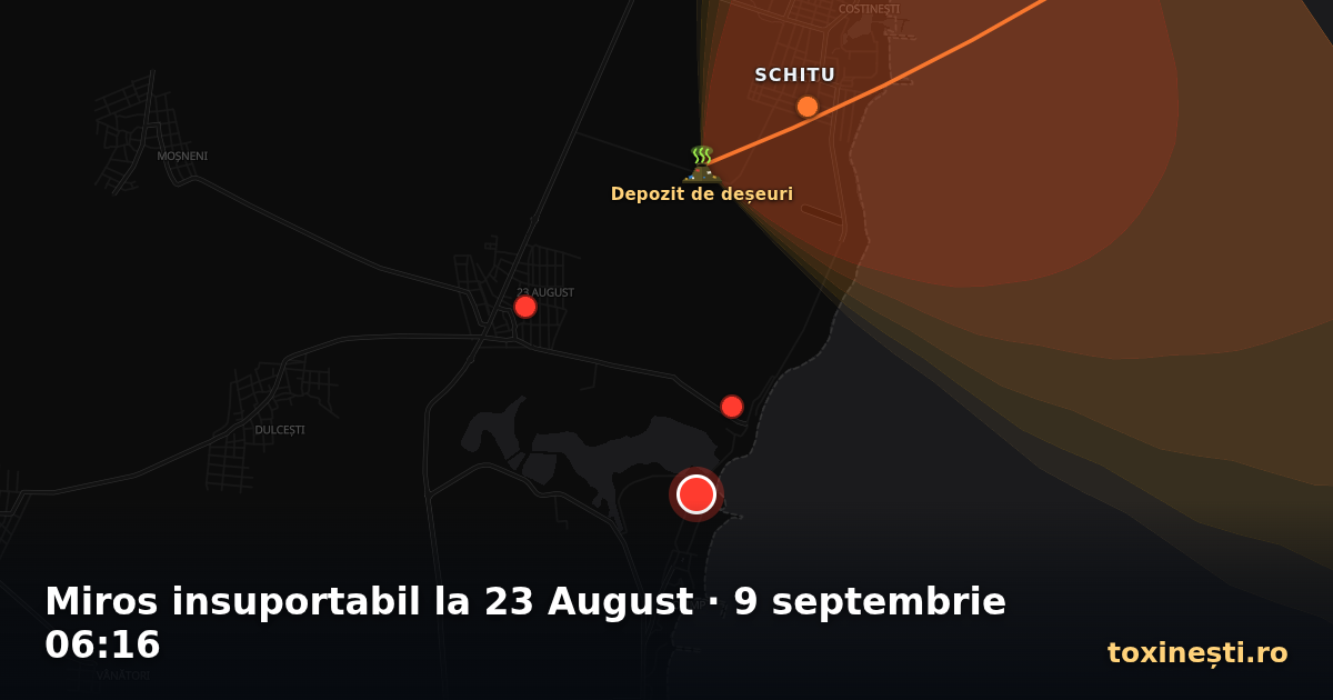 Miros insuportabil la 23 August · 9 septembrie 06:16