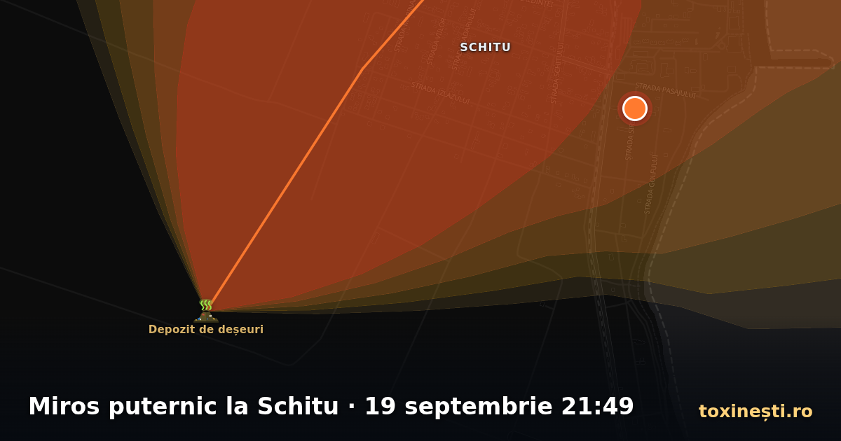 Miros puternic la Schitu · 19 septembrie 21:49