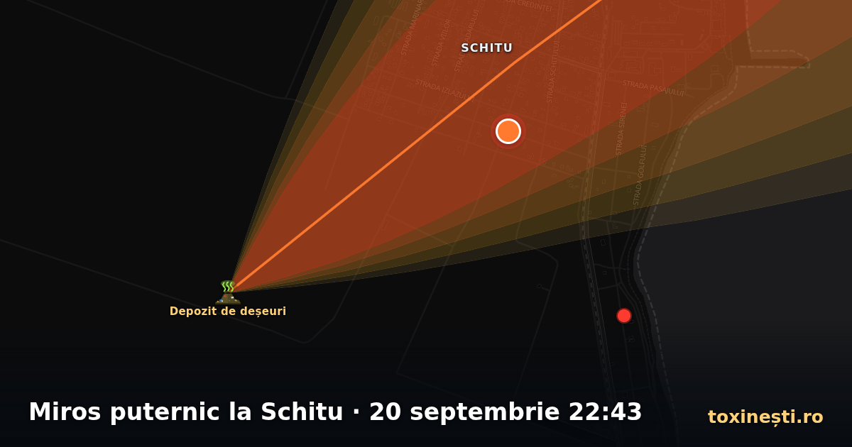Miros puternic la Schitu · 20 septembrie 22:43