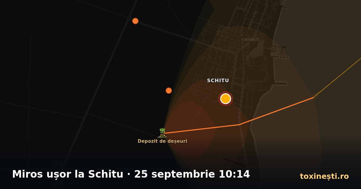 Miros ușor la Schitu · 25 septembrie 10:14