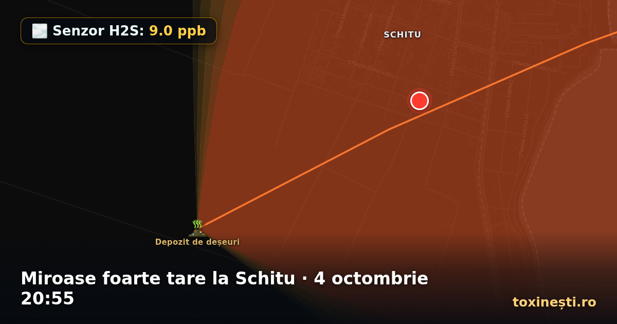 Miroase foarte tare la Schitu · 4 octombrie 20:55
