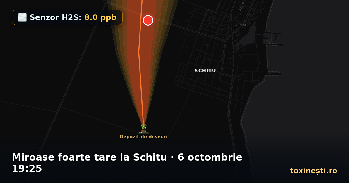 Miroase foarte tare la Schitu · 6 octombrie 19:25